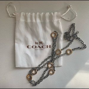 Coach gold/silver chain